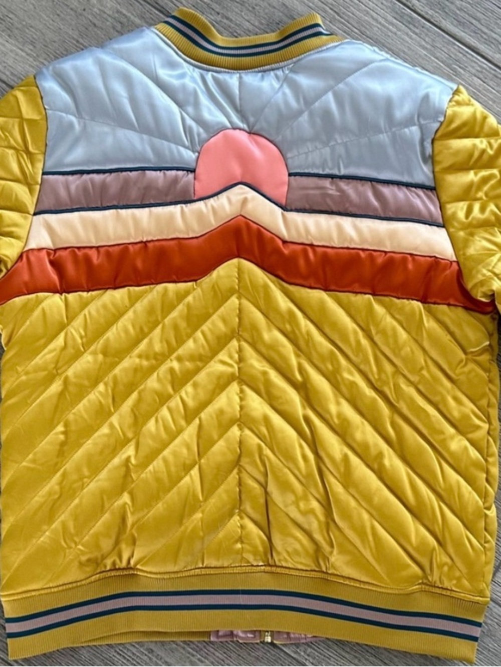 Classic Rock Couture- Sunburst Bomber Jacket -XL - Picture 5 of 11